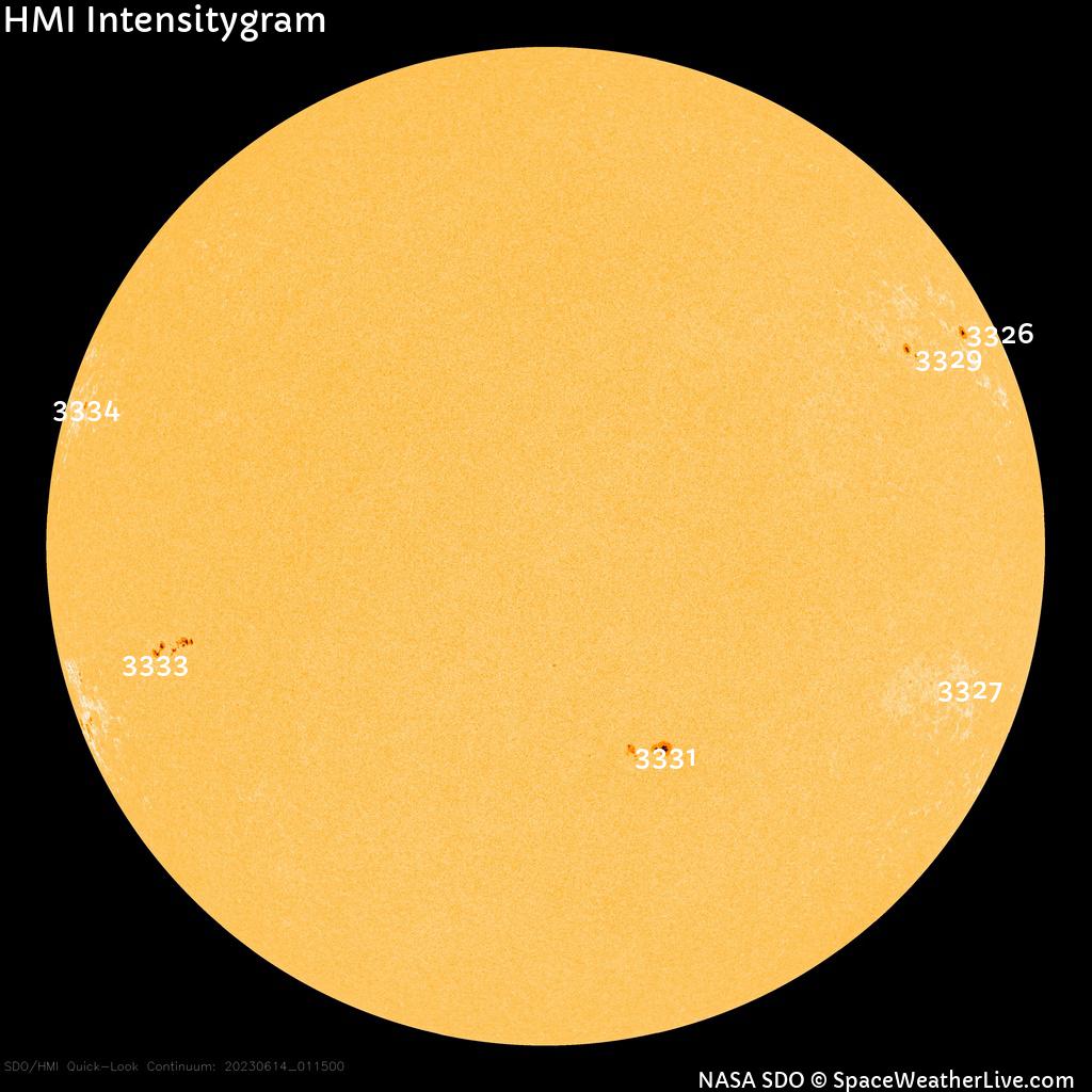 Sunspot regions