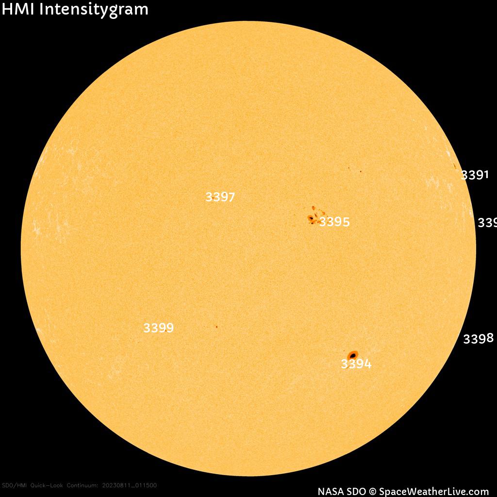 Sunspot regions