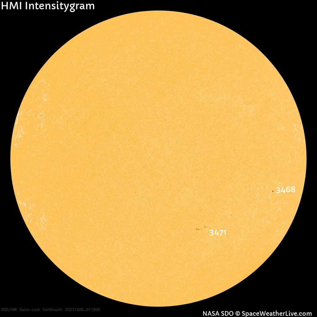 Sunspot regions