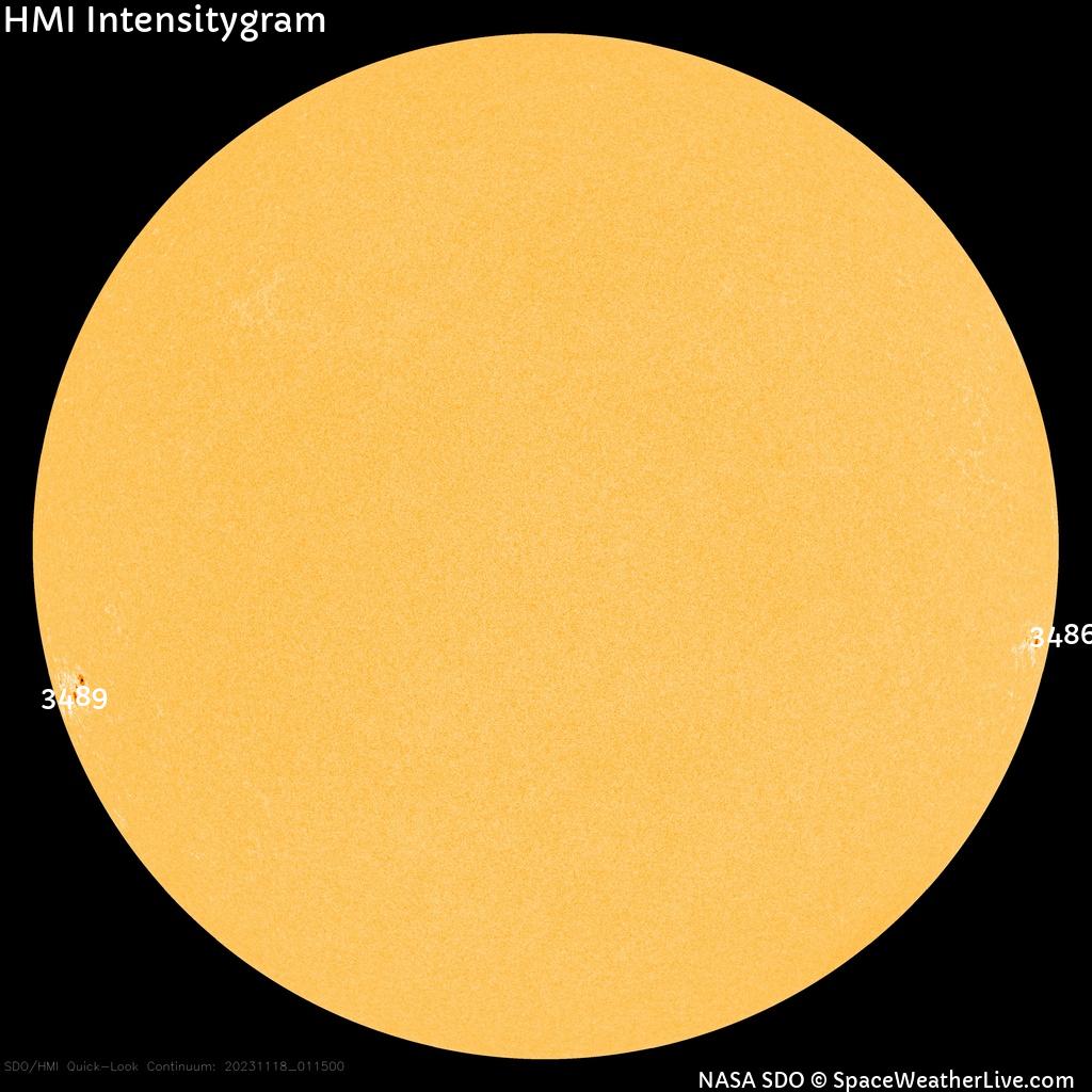 Sunspot regions