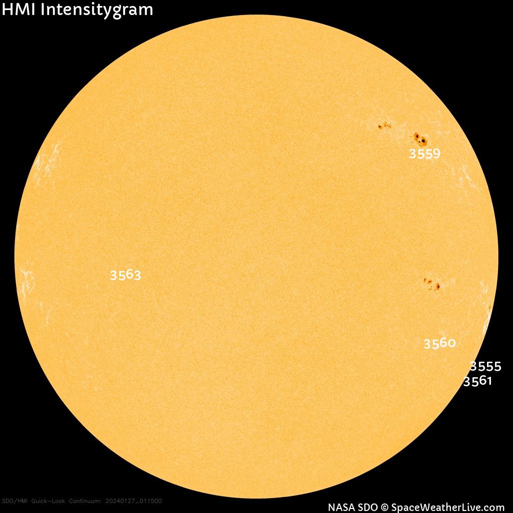 Sunspot regions