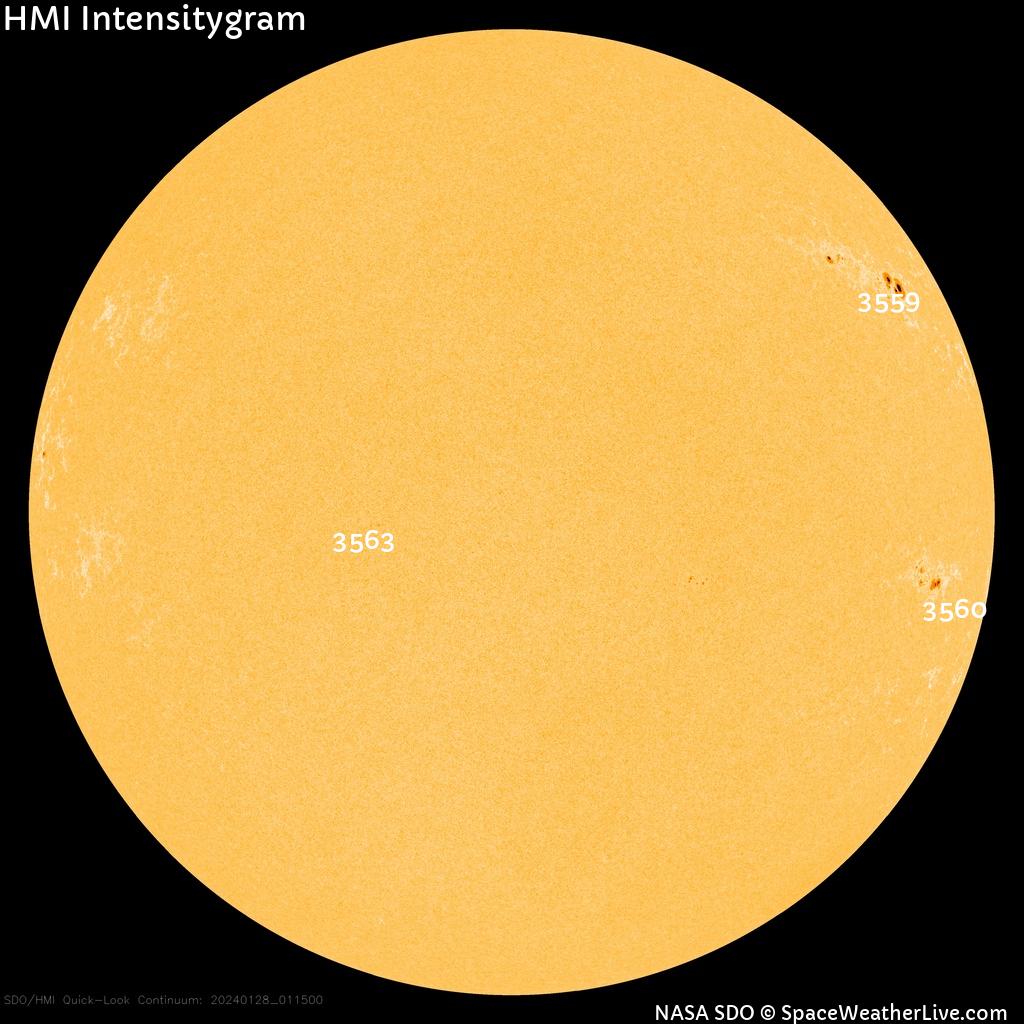 Sunspot regions