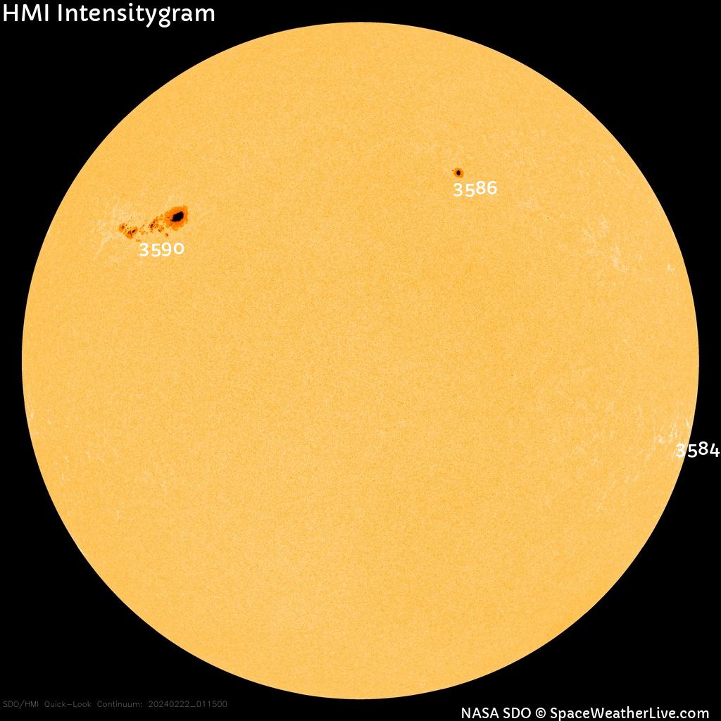 Sunspot regions