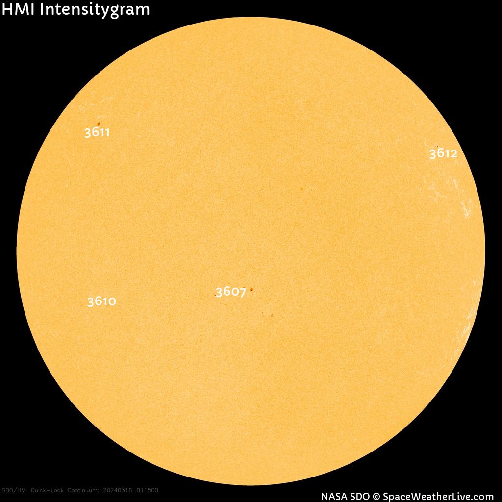 Sunspot regions