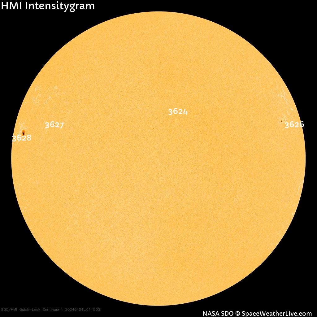 Sunspot regions