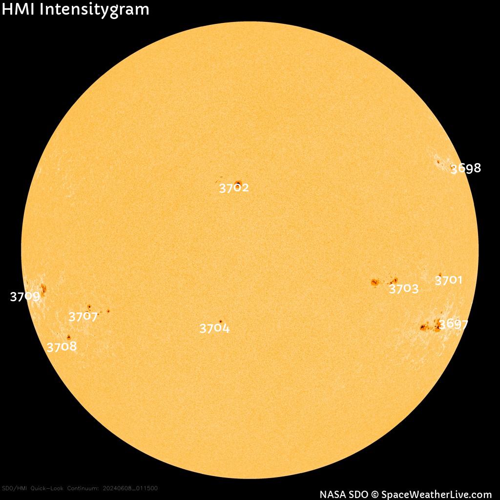 Sunspot regions