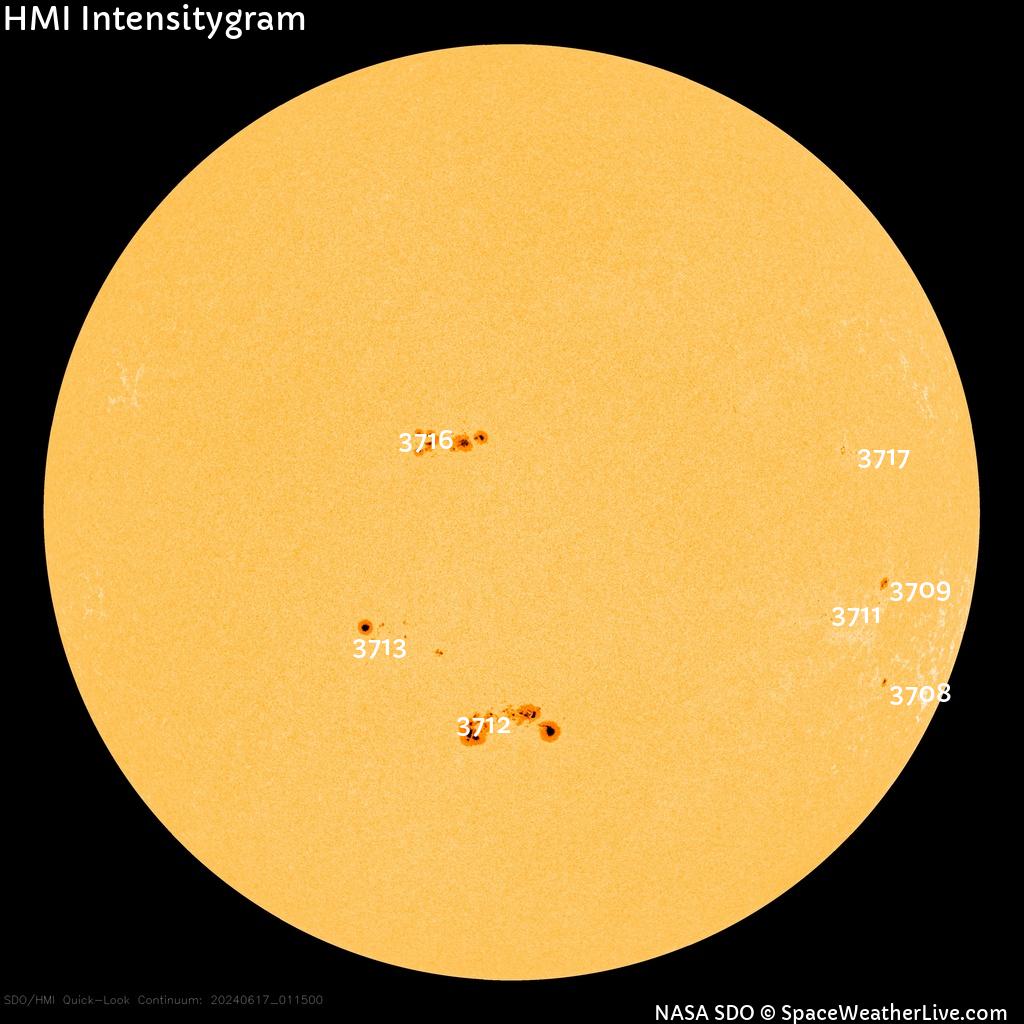 Sunspot regions