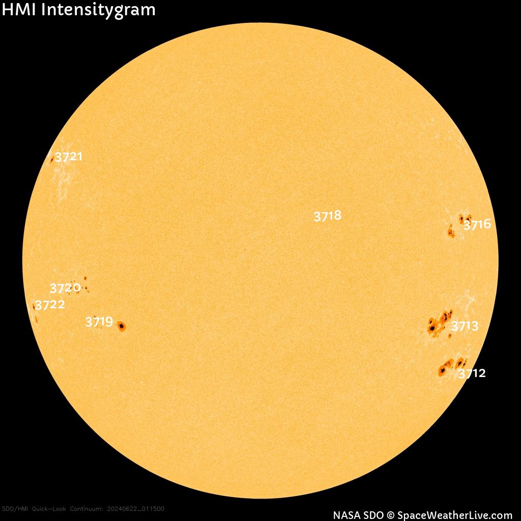 Sunspot regions