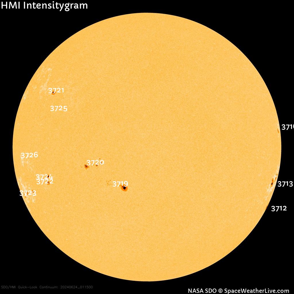 Sunspot regions