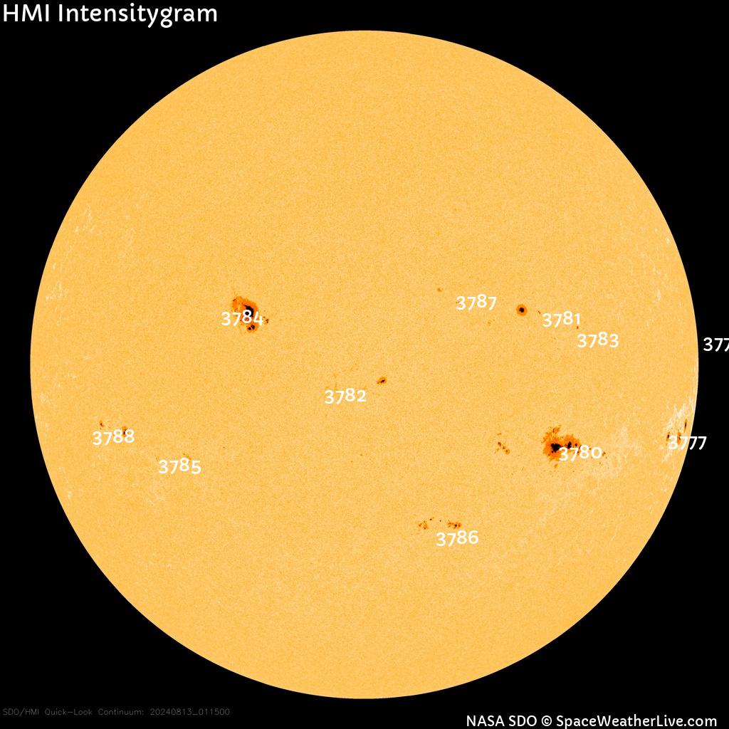 Sunspot regions