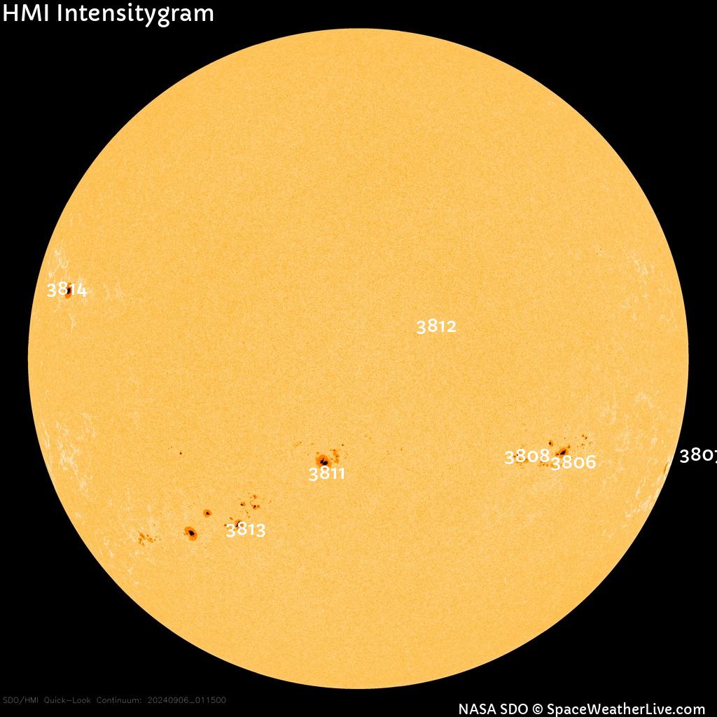 Sunspot regions