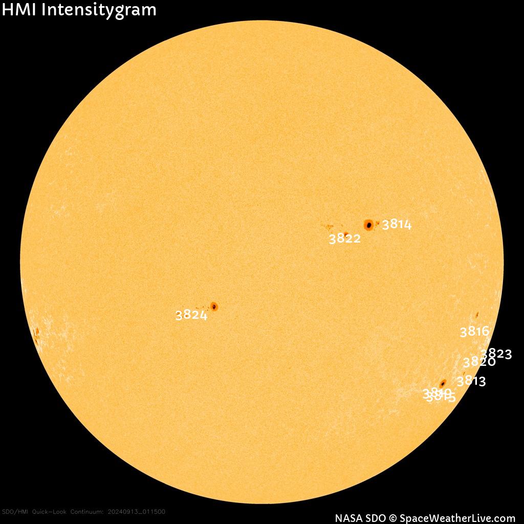 Sunspot regions