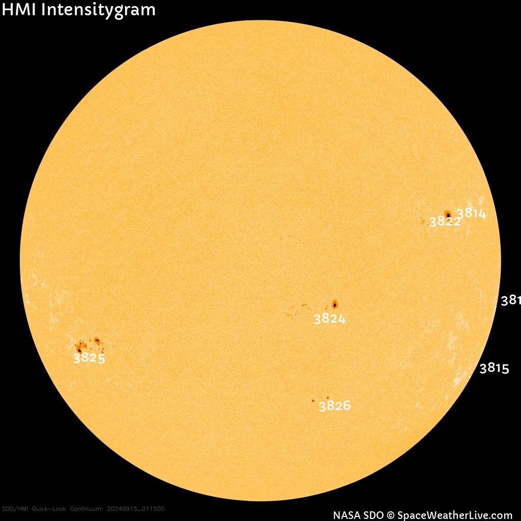 Sunspot regions