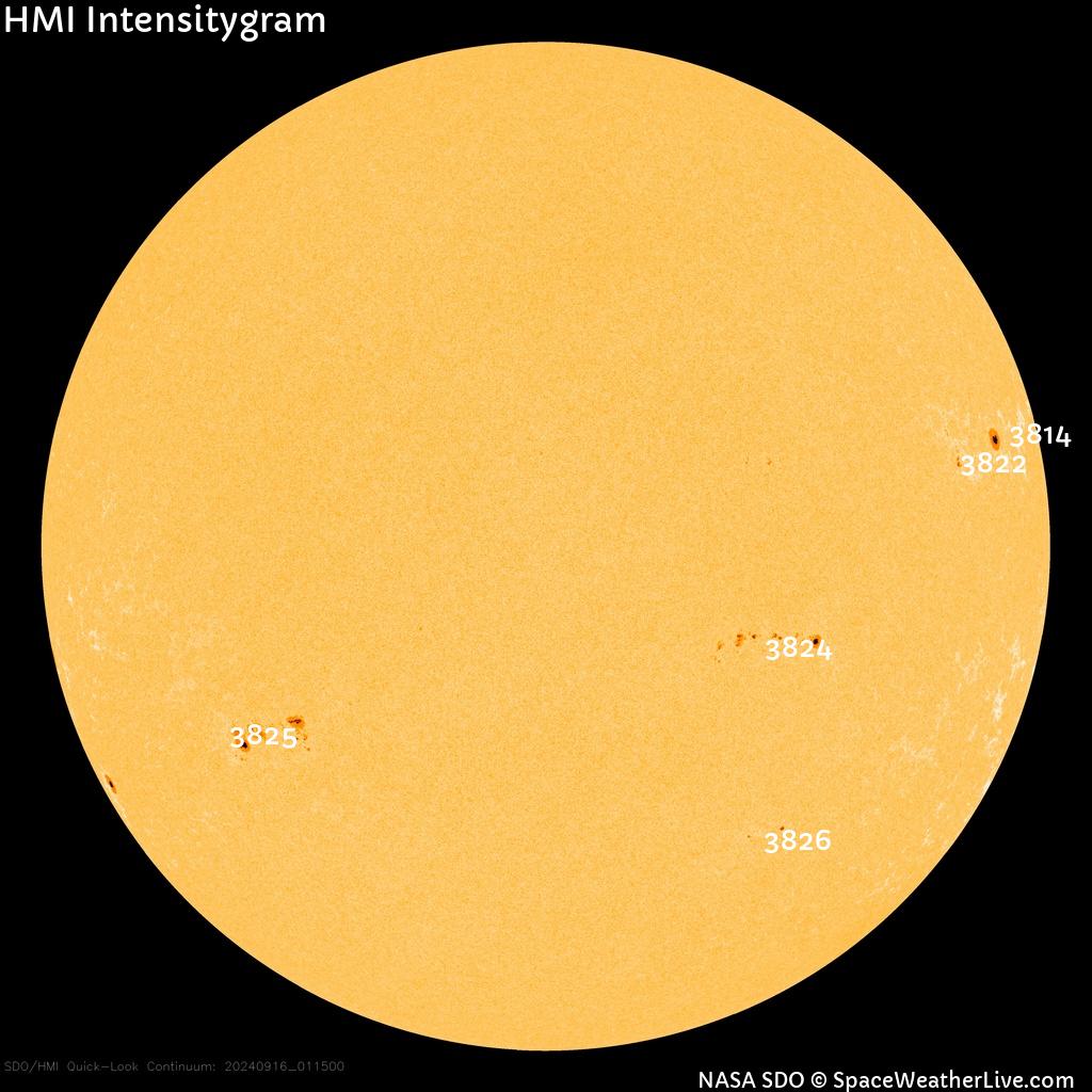 Sunspot regions