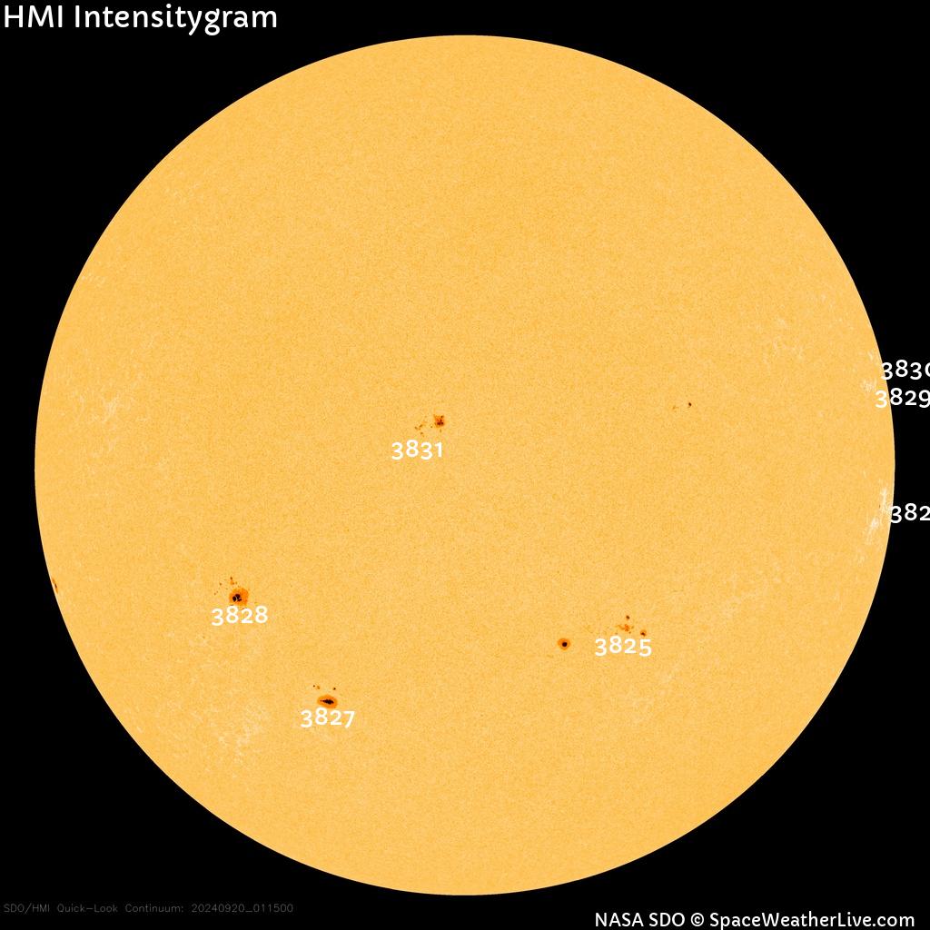 Sunspot regions