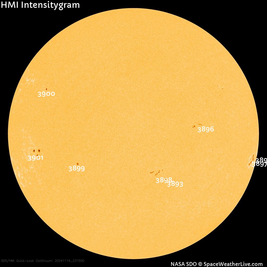 Sunspot regions