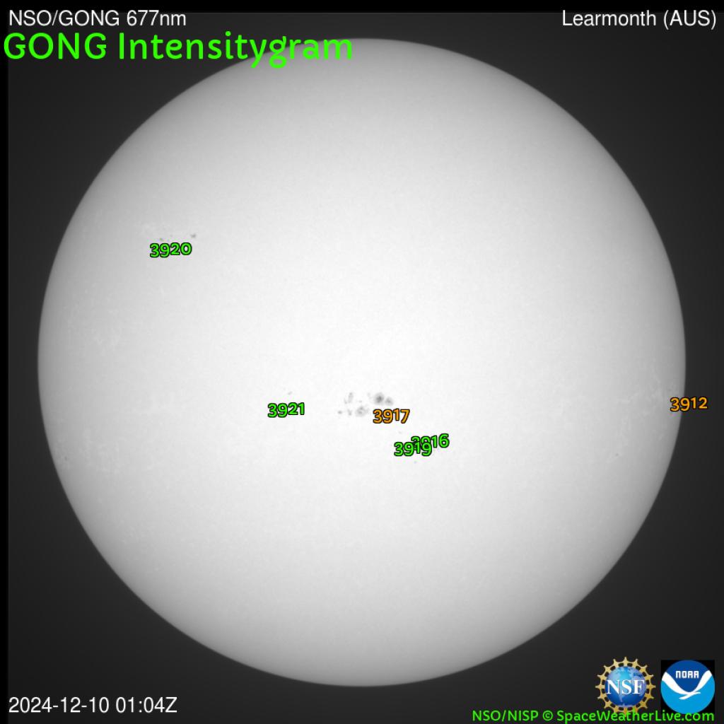 Sunspot regions