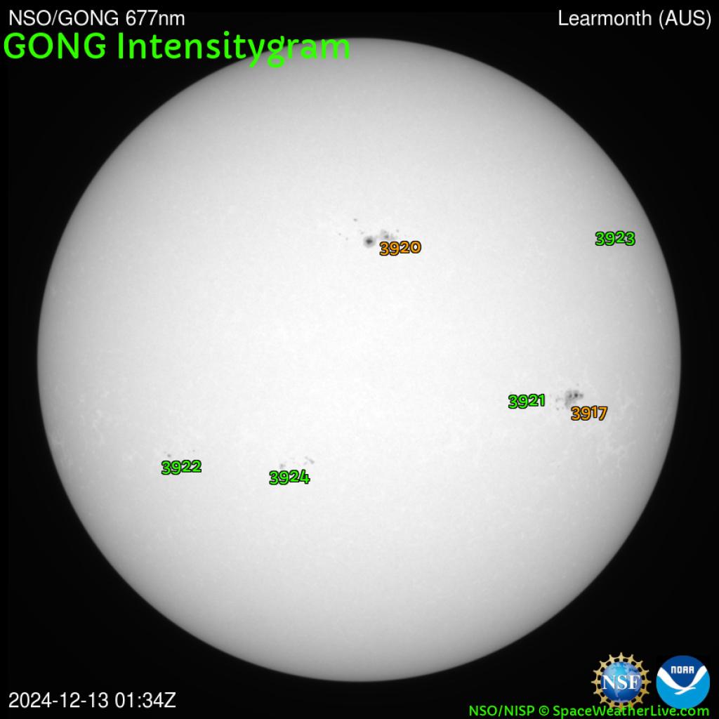 Sunspot regions