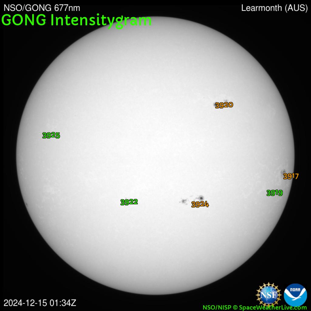 Sunspot regions