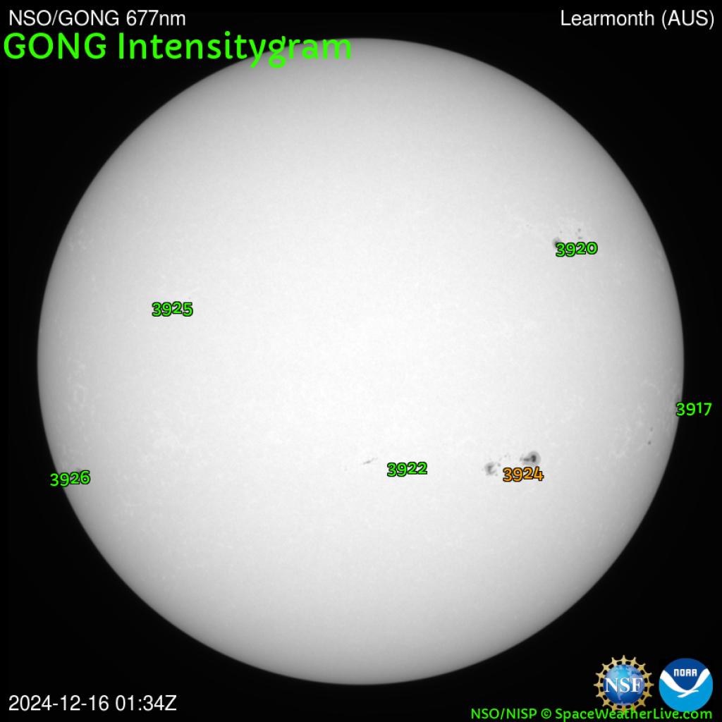 Sunspot regions