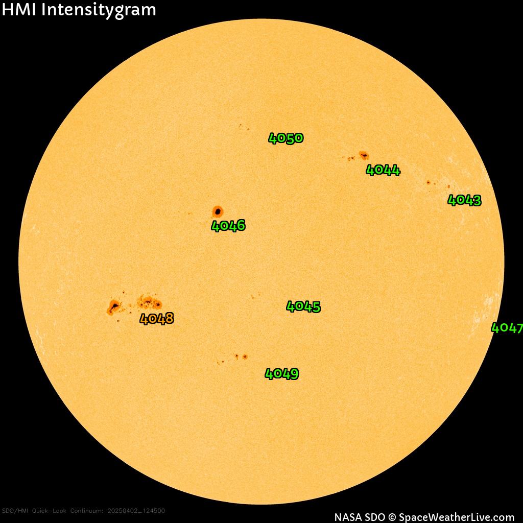 Regioni di macchie solari