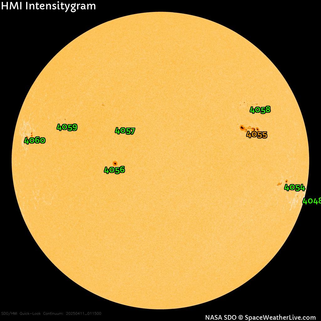 Sunspot regions