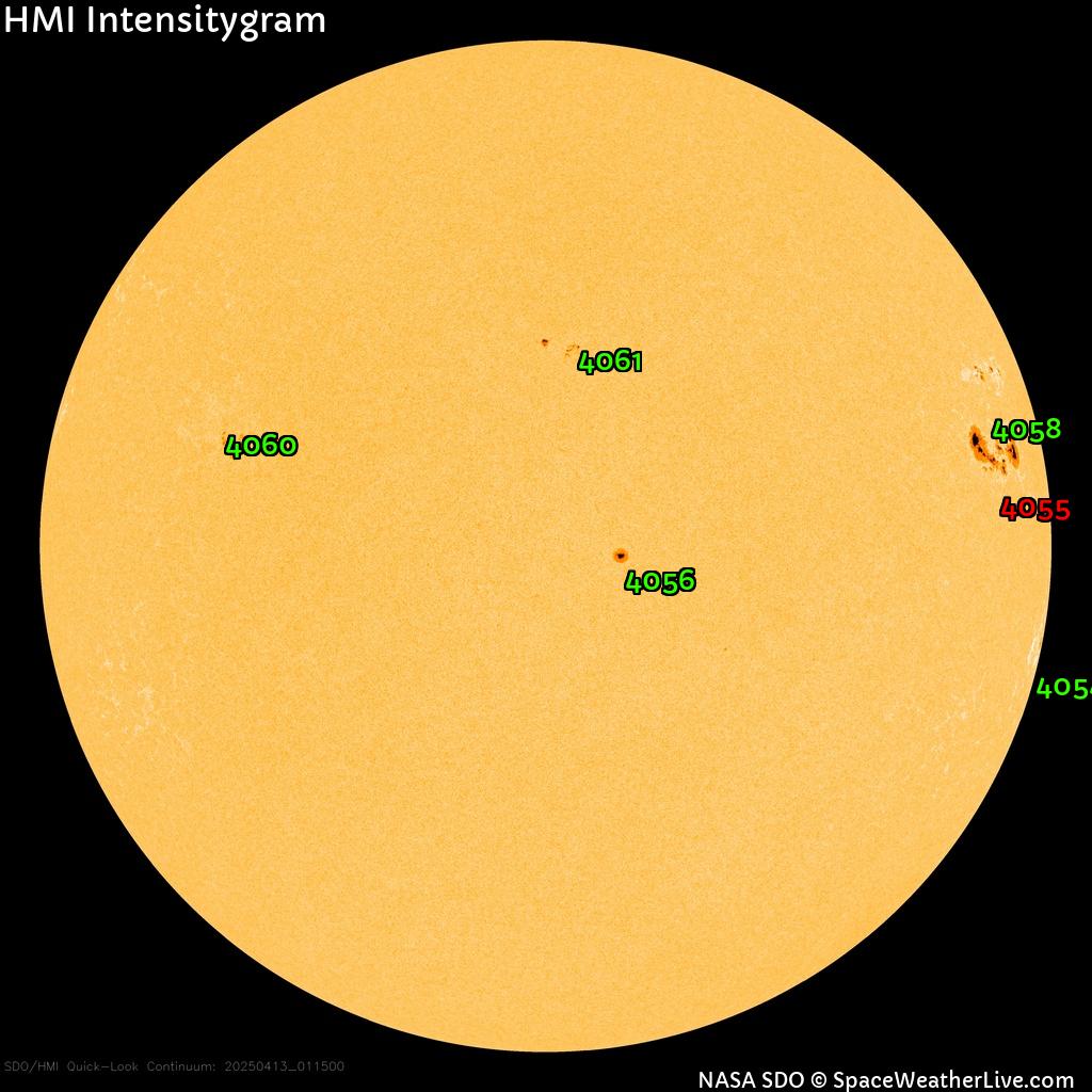 Sunspot regions
