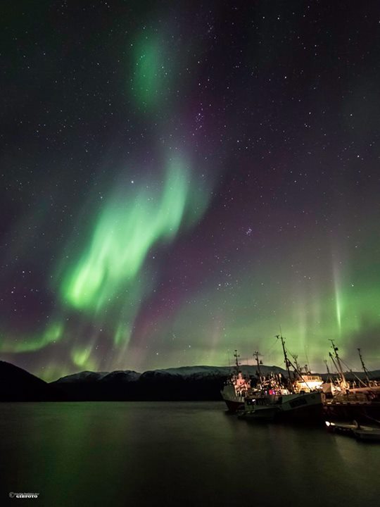 Aurora Borealis as seen from Norway