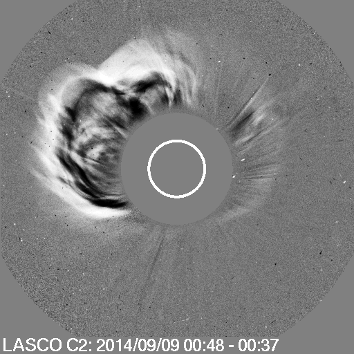 First LASCO C2 frame