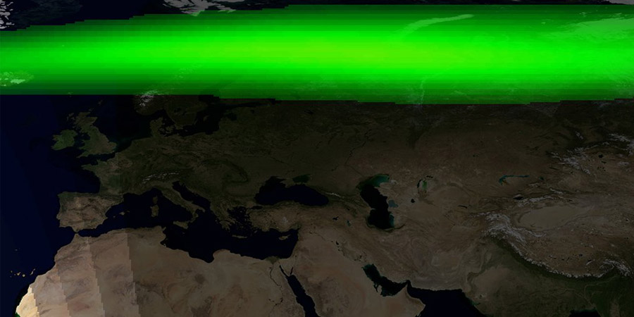 Coronal hole stream arrival, new alert bars