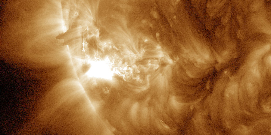 X4.5 solar flare with a fast coronal mass ejection