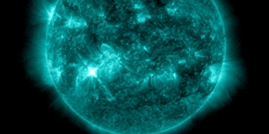 M9.0 solar flare with earth-directed CME