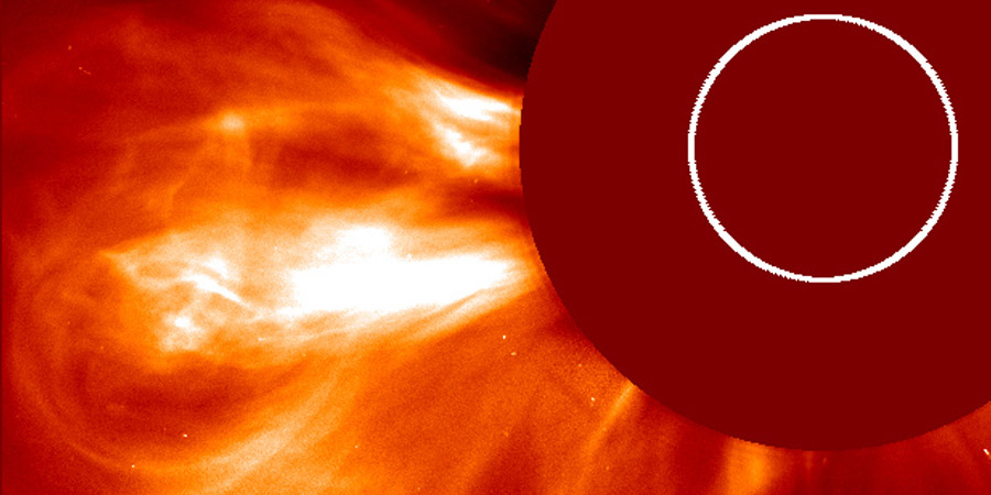 M9.2 coronal mass ejection analysis